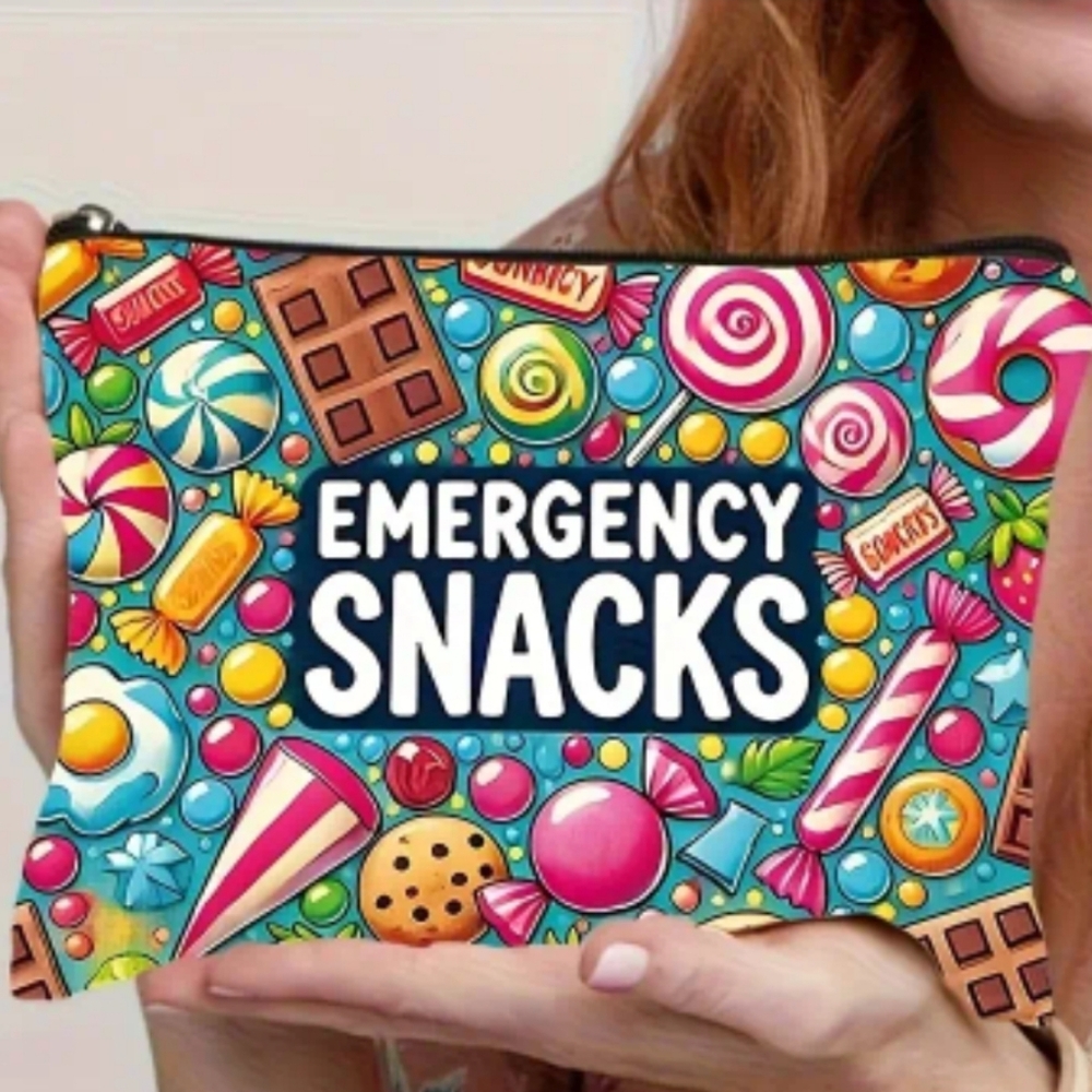 🎁Cute Colorful Emergency Snacks Pouch and Makeup Bag